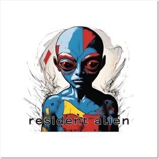 resident alien Posters and Art